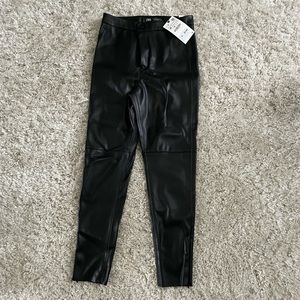 Zara leather pants